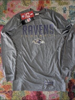 Baltimore Ravens NFL Long Sleeve Shirt - Gray